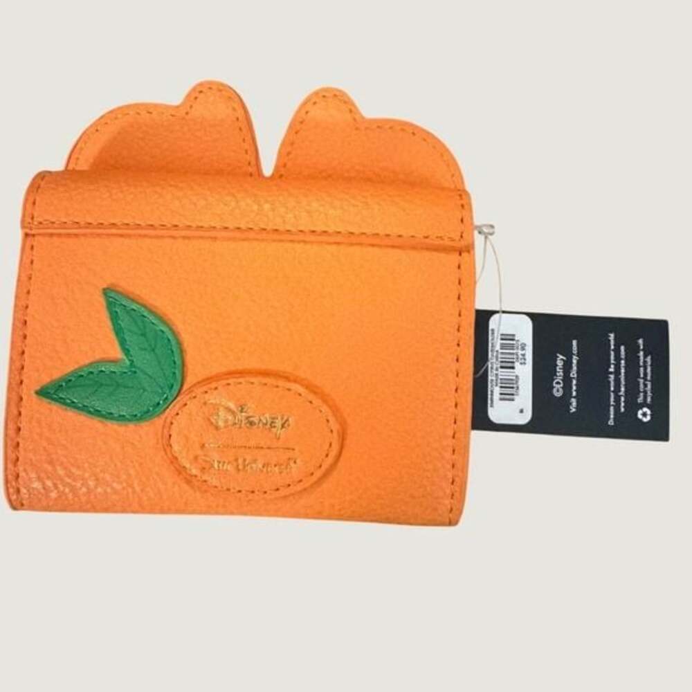 Disney Our Universe Minnie Mouse Citrus Cardholder Orange Fruit Wallet New - Picture 2 of 4